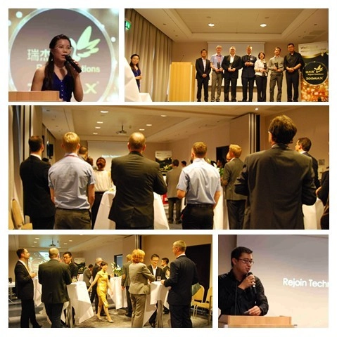 rejoin and zoomax merger announcement ceremony held at the sheraton hotel frankfurt