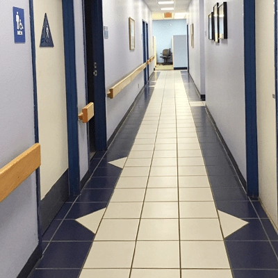 1 painting the railings a color that contrasts with the wall will be helpful