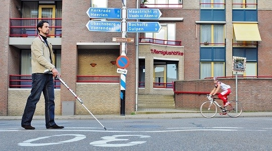 gps will facilite travels of vision loss people