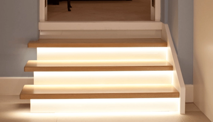 lighting of stairs means a lot to low vision people