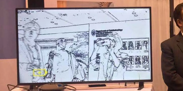 revosight outline function display on a tv