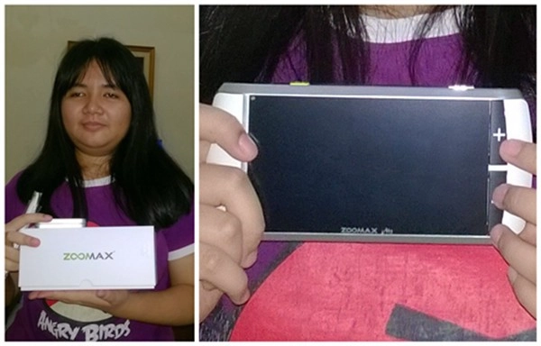 zoomax touch handheld video magnifier m5 winner with her prize