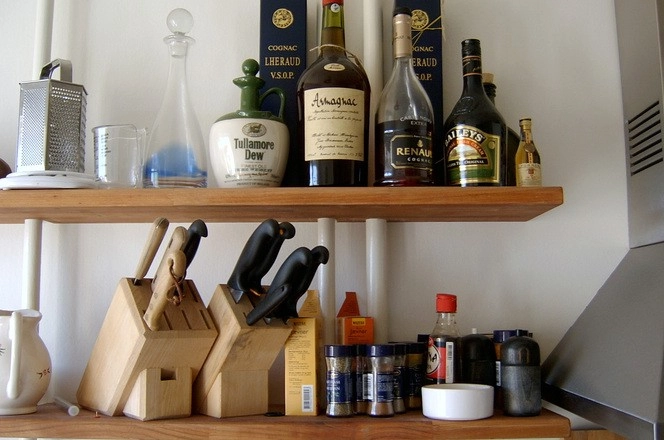 kitchen shelf