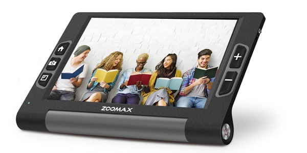 Reading Is Opening A Door. Luna 8 Is The Key - Zoomax Luna 8 Electronic Video Magnifier For Low Vision