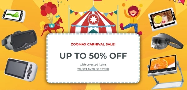 zoomax carnival sale