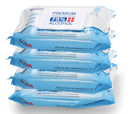 hand sanitizer wipes