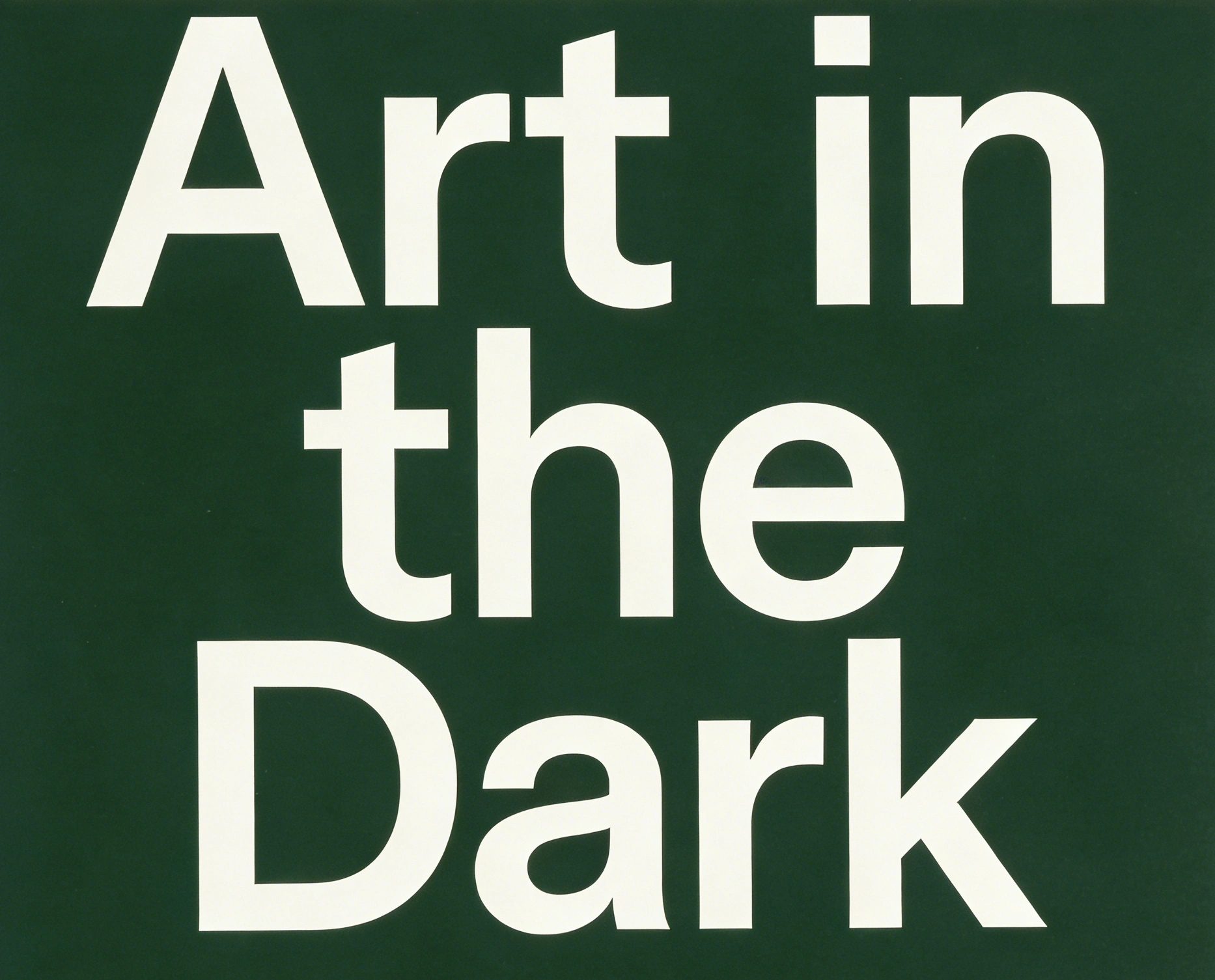 art in the dark