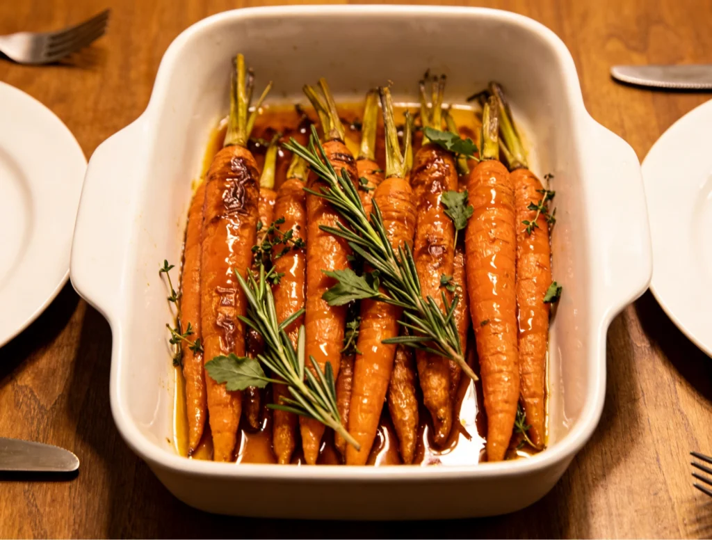 maple roasted carrots