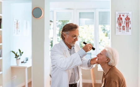 does eye discharge cause low vision 2