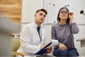 eye exam for cone rode dystrophy