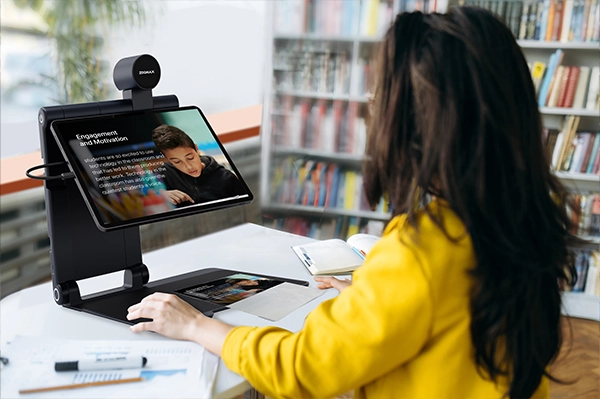 snow pad for students with low vision