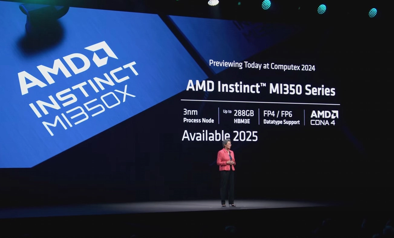 amd computex 2024 keynote amd instinct mi350x