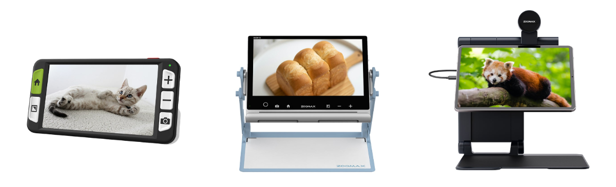 zoomax magnifier for visually impaired people