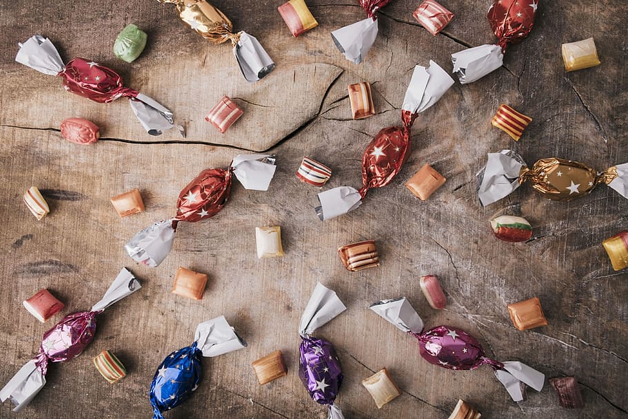 for visual impairment individuals check your candy before eating