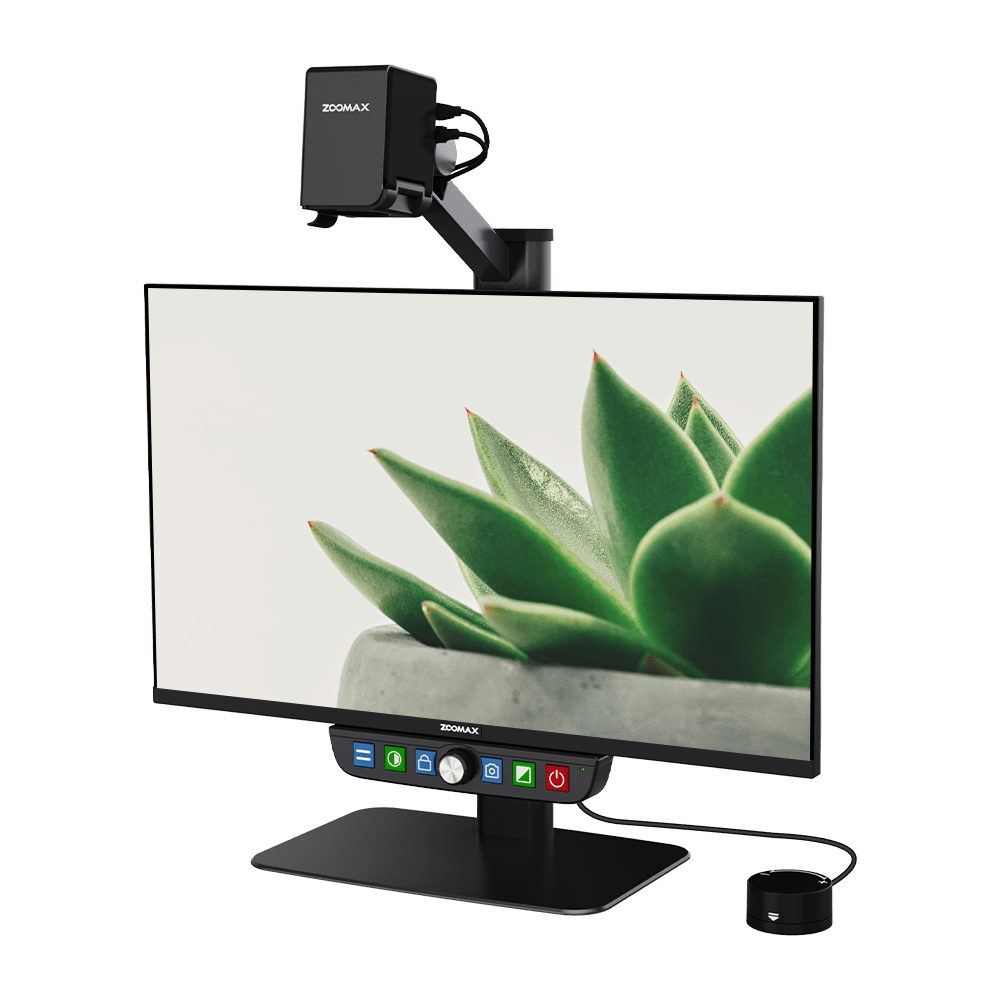 zoomax luna eye all in one low vision device readingwritingdistance viewing for amd