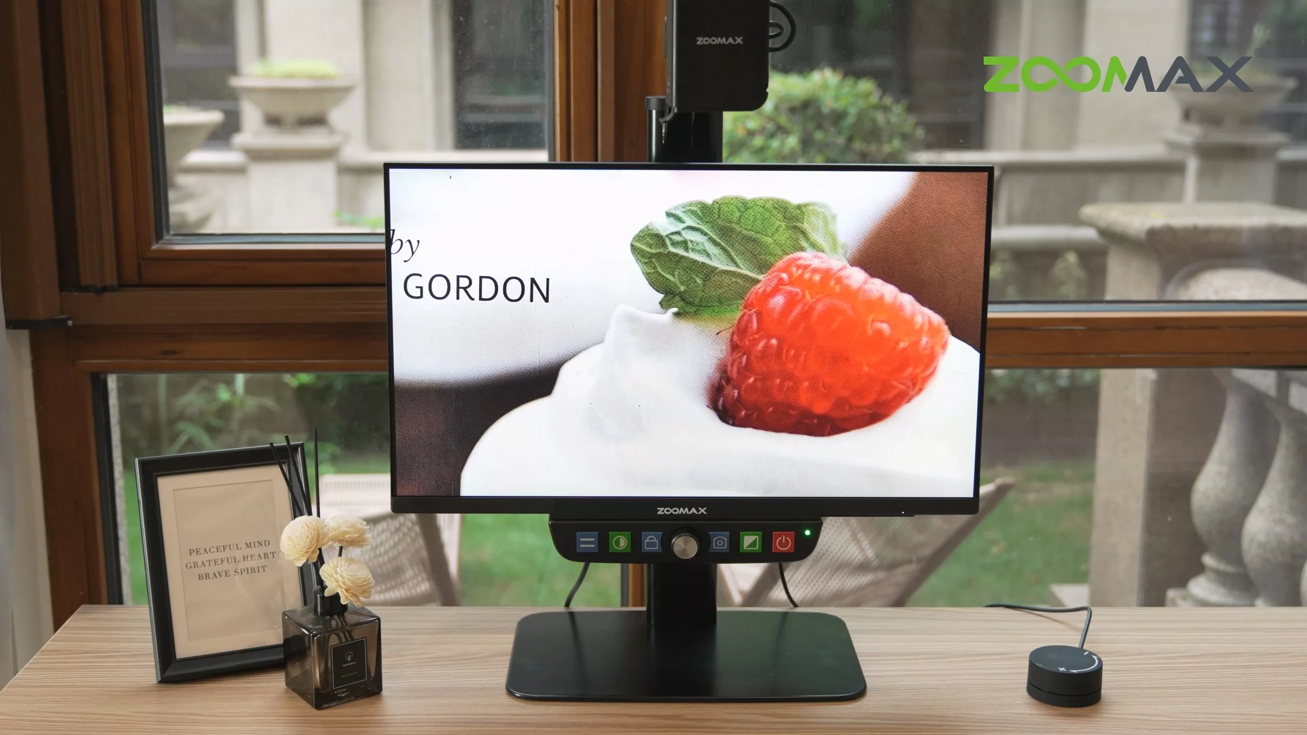 Luna Eye Instruction-The 24 Desktop Electronic Magfier with Distance and Near View