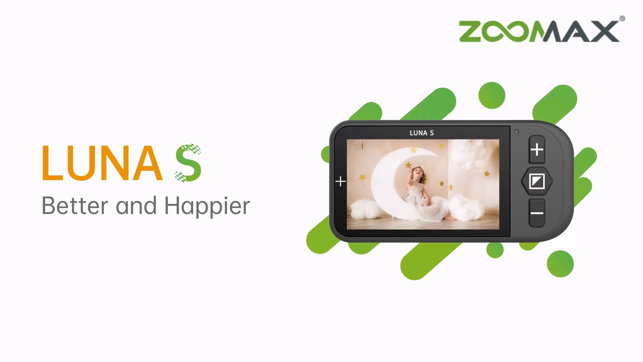 Luna S Low Vision Aids with Voice Control Function