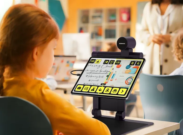 portable digital magnifiers empower low vision students this new semester