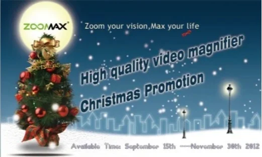 zoomax low vision products christmas promotion