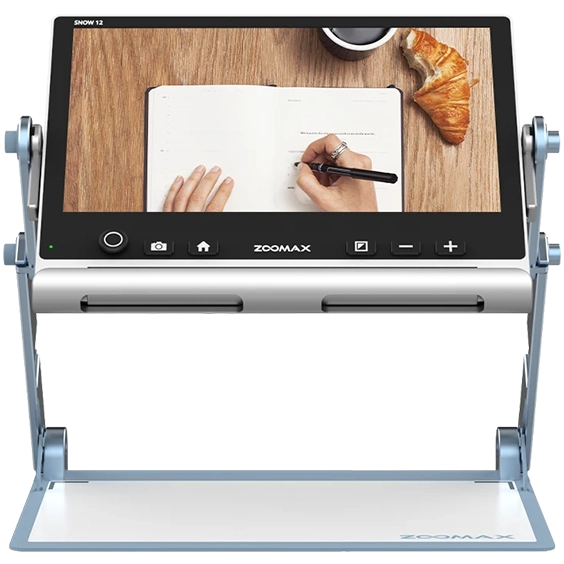 zoomax portable magnifier snow 12