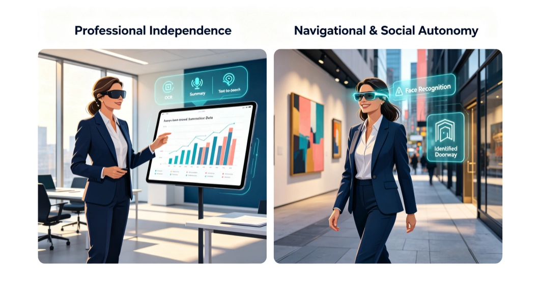 ai assistant for visually impaired women