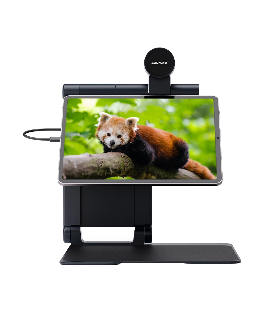 zoomax snow pad portable electronic magnifier for low vision