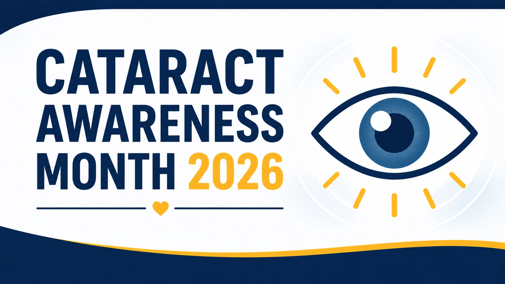 cataract awareness month 2026 poster