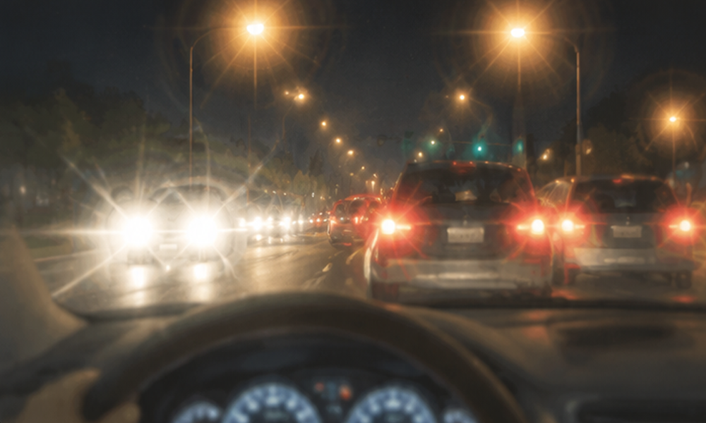 glare and light sensitivity